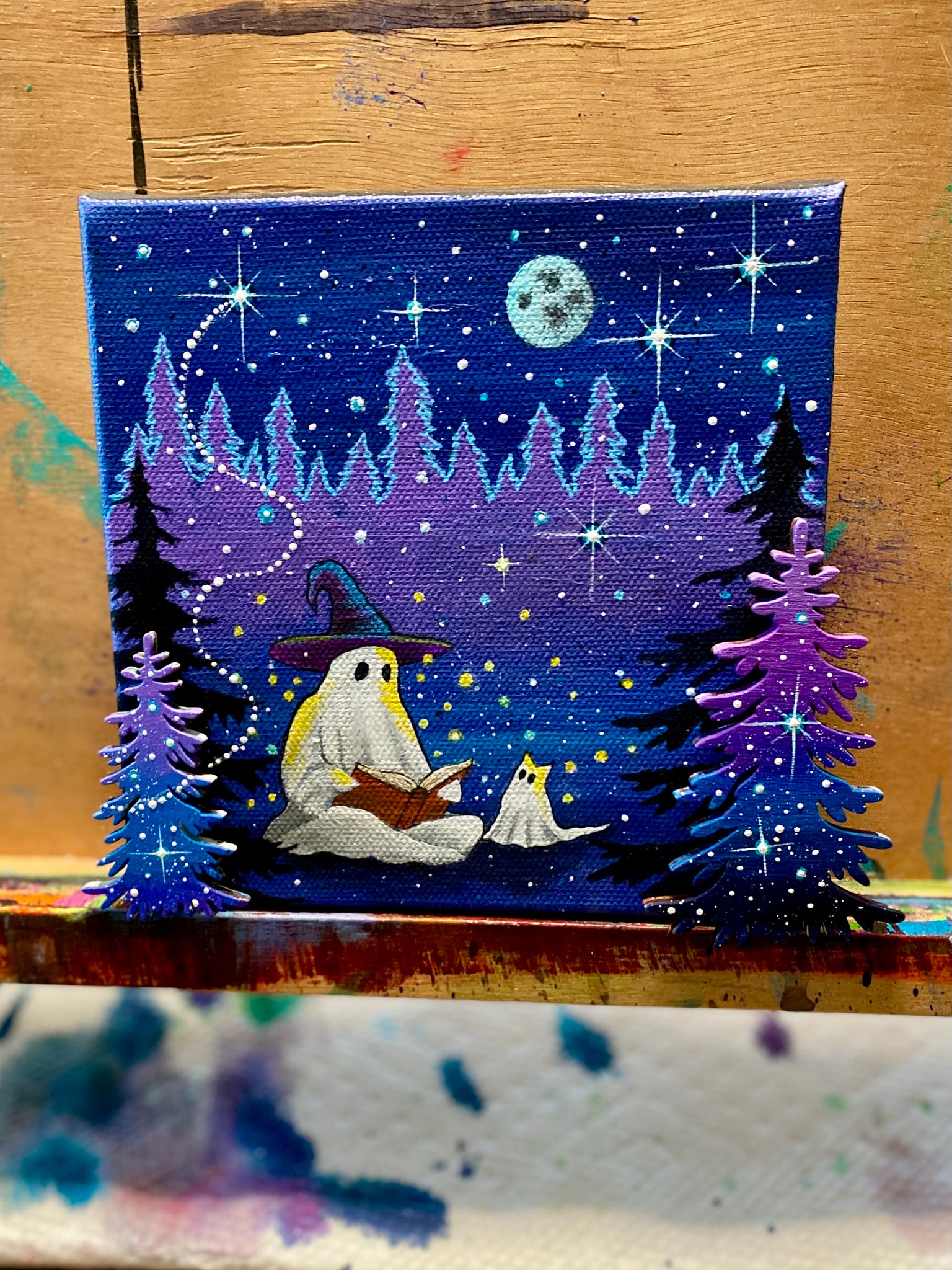 Story time 6” on canvas gallery panel
