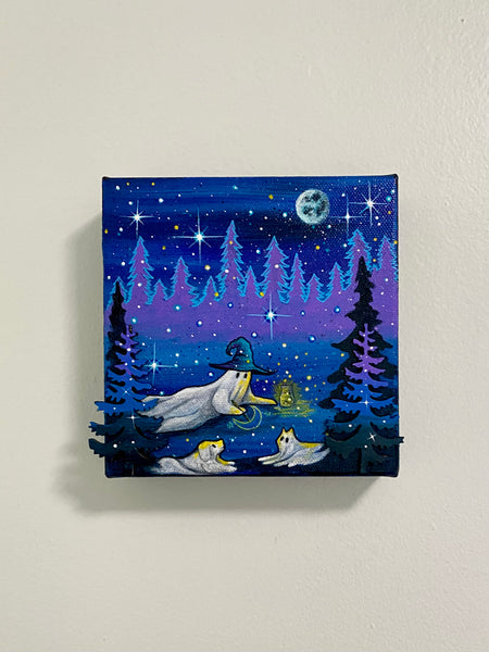 Let’s Paint Under The Stars 6” on canvas gallery panel